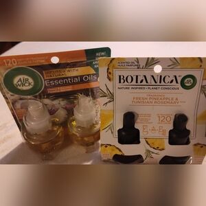 NWT! Air Wick Essential Oils Infuser Pineapple & Tunisian Rose And Cherry 🥥